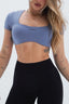 CLASSY CROP TOP STEEL