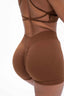 JUICY V-BACK SHORT BROWN