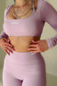 THAT GIRL FLARE PANTS BLUSH PINK
