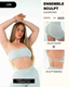 OFFRE ENSEMBLE SCULPT SHORT + BANDEAU (GLACIER GRAY)