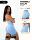 OFFRE ENSEMBLE SCULPT SHORT + HALTER TOP (ICY BLUE)