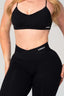 FLAWLESS CROSSED LEGGING BLACK