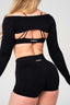 FLAWLESS SHRUG BLACK