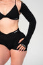 FLAWLESS SHRUG BLACK