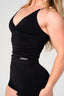 FLAWLESS TRIANGLE TOP BLACK