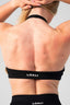 RISE HALTER BRA BLACK