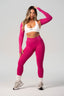 FLAWLESS CROSSED LEGGING PINK HIBISCUS