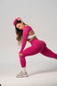 FLAWLESS CROSSED LEGGING PINK HIBISCUS