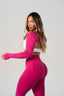 FLAWLESS CROSSED LEGGING PINK HIBISCUS