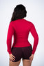 CYBER COMPRESSIVE LONGSLEEVE DARK RUBY