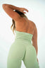 OFFRE LEGGING + HALTER TOP SCULPT SET (ALOE GREEN)
