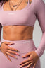 THAT GIRL FLARE PANTS BLUSH PINK