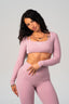 THAT GIRL LONGSLEEVE BLUSH PINK