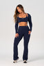 THAT GIRL FLARE PANTS MIDNIGHT BLUE