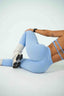 OFFRE ENSEMBLE SCULPT LEGGING + HALTER TOP (ICY BLUE)