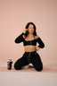 SOFT LONGSLEEVE TOP BLACK
