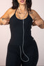 POWER HALTER TOP BLACK